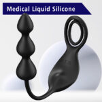 PRIME TOYS Colin Şarjlı Uzaktan Kontrol Testis ve Penis Halkalı Boncuk Prostat Uyarıcı Anal Vibratör - Görsel 6