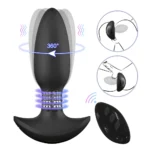 PRIME TOYS Cooper Şarjlı Uzaktan Kumandalı Dönme Hareketli Prostat Masaj Anal Uyarıcı Vibratör - Görsel 2