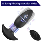 PRIME TOYS Cooper Şarjlı Uzaktan Kumandalı Dönme Hareketli Prostat Masaj Anal Uyarıcı Vibratör - Görsel 3