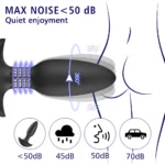 PRIME TOYS Cooper Şarjlı Uzaktan Kumandalı Dönme Hareketli Prostat Masaj Anal Uyarıcı Vibratör - Görsel 4