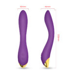 PRIME TOYS Flamingo Şarjlı Esnek G Spot Uyarıcı Çok Açılı Vibratör - Mor - Görsel 8