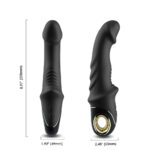 PRIME TOYS Joyblade Şarjlı Esnek G Nokta ve Klitoris Uyarıcı Yapay Penis Vibratör - Siyah - Görsel 8
