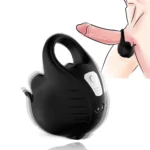 PRIME TOYS Lock Şarjlı Kablosuz Kumandalı Testis Masaj Vibratörü Güçlü Titreşimli Penis Yüzüğü