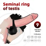PRIME TOYS Lock Şarjlı Kablosuz Kumandalı Testis Masaj Vibratörü Güçlü Titreşimli Penis Yüzüğü - Görsel 2