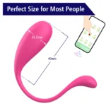 Lophin App Şarjlı Telefon Kontrollü Güçlü Titreşimli Çok Sessiz Giyilebilir Mini Vibratör - Görsel 5