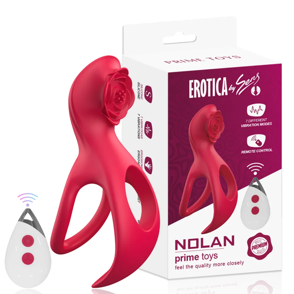 Nolan Şarjlı Uzaktan Kumandalı Klitoris Uyarıcı Vibratör Testis ve Penis Halkası - 1 Nolan Şarjlı Uzaktan Kumandalı Klitoris Uyarıcı Vibratör Testis ve Penis Halkası - Görsel 1