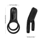 PRIME TOYS Rinse Şarjlı Güçlü Titreşimli Su Geçirmez Klitoris Uyarıcı Testis ve Penis Yüzüğü - Görsel 7