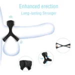 PRIME TOYS Rise Şarjlı Güçlü Titreşimli Su Geçirmez Klitoris Uyarıcı Testis ve Penis Yüzüğü - Görsel 4