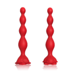 PRIME TOYS Rose Şarjlı Bükülebilir Güçlü Titreşimli Boğumlu G Nokta Uyarıcı ve Anal Vibratör - Görsel 8