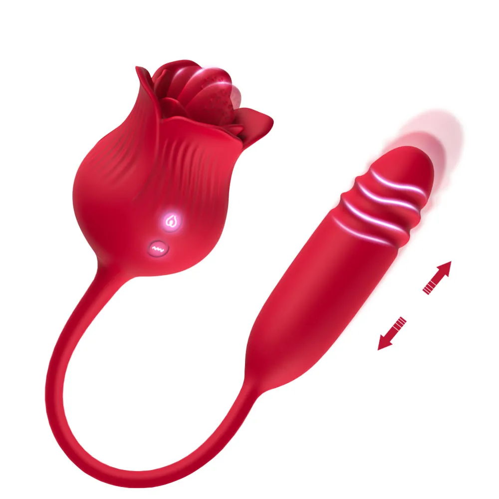 PRIME TOYS Roselip Şarjlı İleri Geri ve Dil Hareketli 2 in 1 Klitoris Uyarıcı Gül Vibratör - 1 PRIME TOYS Roselip Şarjlı İleri Geri ve Dil Hareketli 2 in 1 Klitoris Uyarıcı Gül Vibratör - Görsel 1