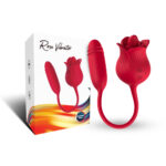 PRIME TOYS Roselip Şarjlı İleri Geri ve Dil Hareketli 2 in 1 Klitoris Uyarıcı Gül Vibratör - Görsel 10