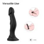 PRIME TOYS Sculp Şarjlı Kablosuz Kumandalı Güçlü G Nokta Uyarıcı ve Anal Yapay Penis Vibratör - Görsel 3