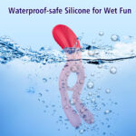 Singun Şarjlı Uzaktan Kumandalı Klitoris Uyarıcı Vibratör Perine Uyarıcı Penis Halkası - Görsel 7