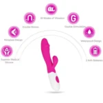 PRIME TOYS Sora Klitoris ve G-Spot Uyarıcı 2 in 1 Rabbit Vibratör - Görsel 3