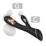 PRIME TOYS Spiry Şarjlı Tırtıklı G Nokta ve Klitoris Uyarıcı 2 in 1 Vibratör - Görsel 2