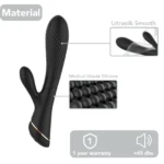 PRIME TOYS Spiry Şarjlı Tırtıklı G Nokta ve Klitoris Uyarıcı 2 in 1 Vibratör - Görsel 4