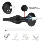 PRIME TOYS Sting Şarjlı Kablosuz Kumandalı Güçlü Titreşimli G Nokta Uyarıcı ve Anal Vibratör - Görsel 4