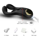 PRIME TOYS Veyron Şarjlı Güçlü Titreşimli Testis ve Klitoris Uyarıcı Vibratör Penis Yüzüğü - Görsel 4