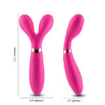 PRIME TOYS Y-Wand Şarjlı Güçlü Titreşimli Bükülebilir G Nokta ve Klitoris Uyarıcı Masaj Vibratör - Görsel 7