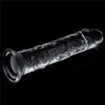 18CM Yeni Nesil Vantuzlu Şeffaf Dildo Penis - Flawless Clear Dildo - Görsel 7