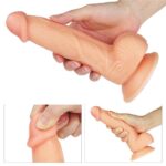20 CM Geliştirilmiş Gerçekçi Doku Realistik Penis - The Ultra Soft Dude - Görsel 7