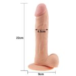23 CM Geliştirilmiş Doku Ultra Yumuşak Realistik Penis - The Ultra Soft Dude - Görsel 7