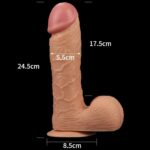 24.5 CM Büyük Boy Kalın Realistik Dildo - Legendary King Sized - Görsel 6