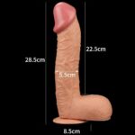 28.5 CM Büyük Boy Realistik Dildo - Legendary King Sized - Görsel 5