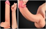 31 CM Yumuşak Dokulu Çift Katmanlı Realistik Penis - Dual Layered Platinum Silicone Cock - Görsel 7