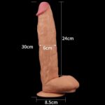 30 CM Büyük Boy Realistik Dildo - Legendary King Sized - Görsel 5