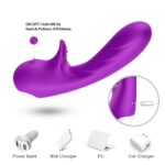PRIME TOYS Brutal Max Klitoris ve G Nokta Uyarıcı Su Geçirmez Vibratör - Mor - Görsel 7