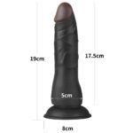Belden Bağlamalı Ultra Yumuşak Gerçekçi Et Dokulu Testissiz Realistik Zenci Dildo Penis - Görsel 8