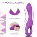DAGGER Çift Katmanlı Bükülebilir Su Geçirmez G-Spot Uyarıcı Vibratör - Görsel 6