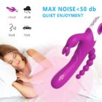EDEN Şarjlı Anal Boncuklu 3 in 1 G Spot Üçlü Vibratör - Görsel 7