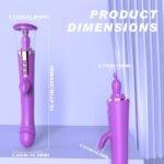 Esther Klitoris ve G-Spot Uyarıcı Emiş Güçlü Dil Simülasyon 4 in 1 Rabbit Vibratör - Görsel 8