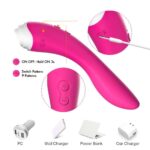 FAIRYLAND 9+9 Modlu Klitoris ve G-Spot Uyarıcı 2 in 1 Dil Vibratör - Pembe - Görsel 6