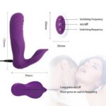 FEBIA Kablosuz Kumandalı G-Spot ve Klitoris Uyarıcı Külot İçi Giyilebilir 2 in 1 Vibratör - Görsel 6