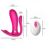 Şarjlı Isıtmalı Kablosuz Kumandalı Anal Vajina Klitoris Uyarıcı Giyilebilir 3 in 1 Panty Vibratör - Görsel 6