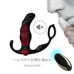 KNIGHT Kablosuz Kumandalı Penis Halkalı Prostat Masaj Vibratör - Görsel 7