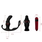 KNIGHT Kablosuz Kumandalı Penis Halkalı Prostat Masaj Vibratör - Görsel 8