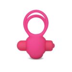 Klitoris Uyarıcı Titreşimli Silikon Penis Halkası Pembe - Power Clit Duo Silicone Cockring - Görsel 6