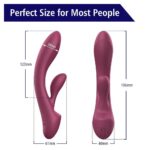 MERRY Şarjlı Ultra Güçlü Çift Motorlu 2 in 1 Rabbit Vibratör - Görsel 8