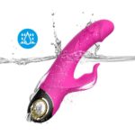 Meteror - Manyetik Şarjlı Klitoris ve G Spot Uyarıcı Güçlü Titreşimli Yumuşak Doku 2 in 1  Rabbit Vibratör - Görsel 6