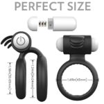 Nightcrawler Klitoris Uyarıcı Vibrator Güçlü Titreşimli Testis Halkalı Penis Yüzüğü - Görsel 8