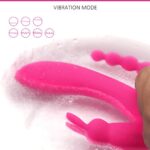 OLEY Üçlü Tavşan Vibratör - Pembe - Görsel 7