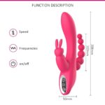 OLEY Üçlü Tavşan Vibratör - Pembe - Görsel 8