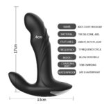 PROSTATE MASSAGER Kablosuz Kumandalı Şarjlı Hareketli Perine ve Prostat Masaj Vibratör - Görsel 8