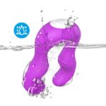 SERAPH PRO Kablosuz Kumandalı Strapless Çift Taraflı G Spot Çatal Vibratör - Mor - Görsel 7