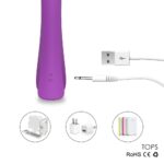 TOPS Anal ve G Nokta Uyarıcı Su Geçirmez Wand Massager Vibratör Dildo - Görsel 7