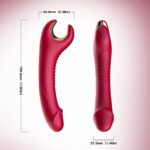 PRIME TOYS Tornado 360° Dönebilen Su Geçirmez G Nokta Uyarıcı Vibratör - Bordo - Görsel 8
